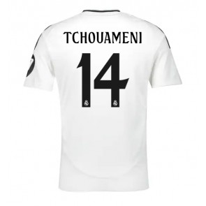 Real Madrid Aurelien Tchouameni #14 Domácí Dres 2024-25 Krátký Rukáv